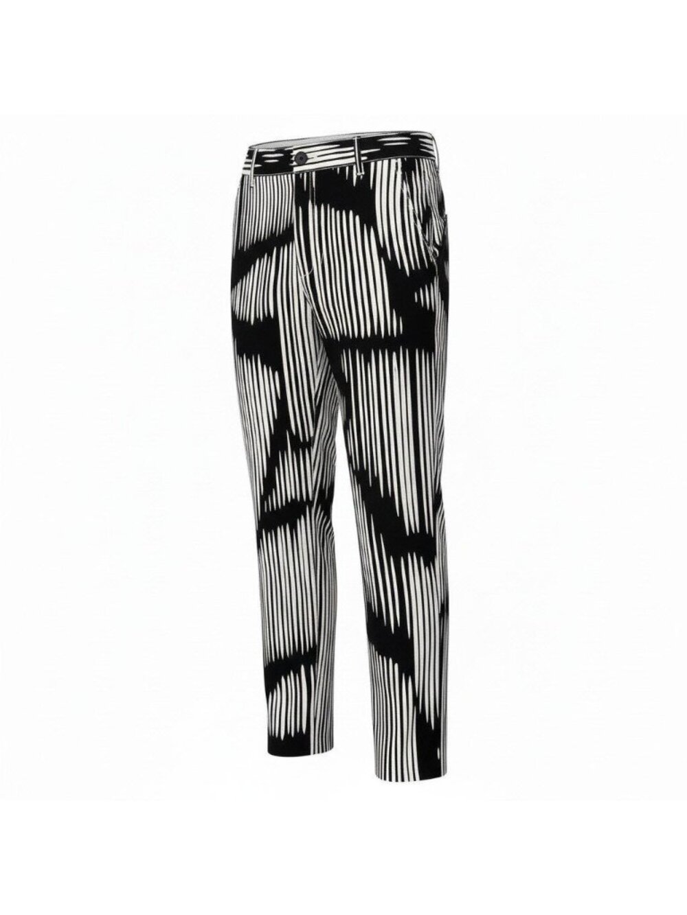 Gucci Zebra Stripe Stretch Pants Black White